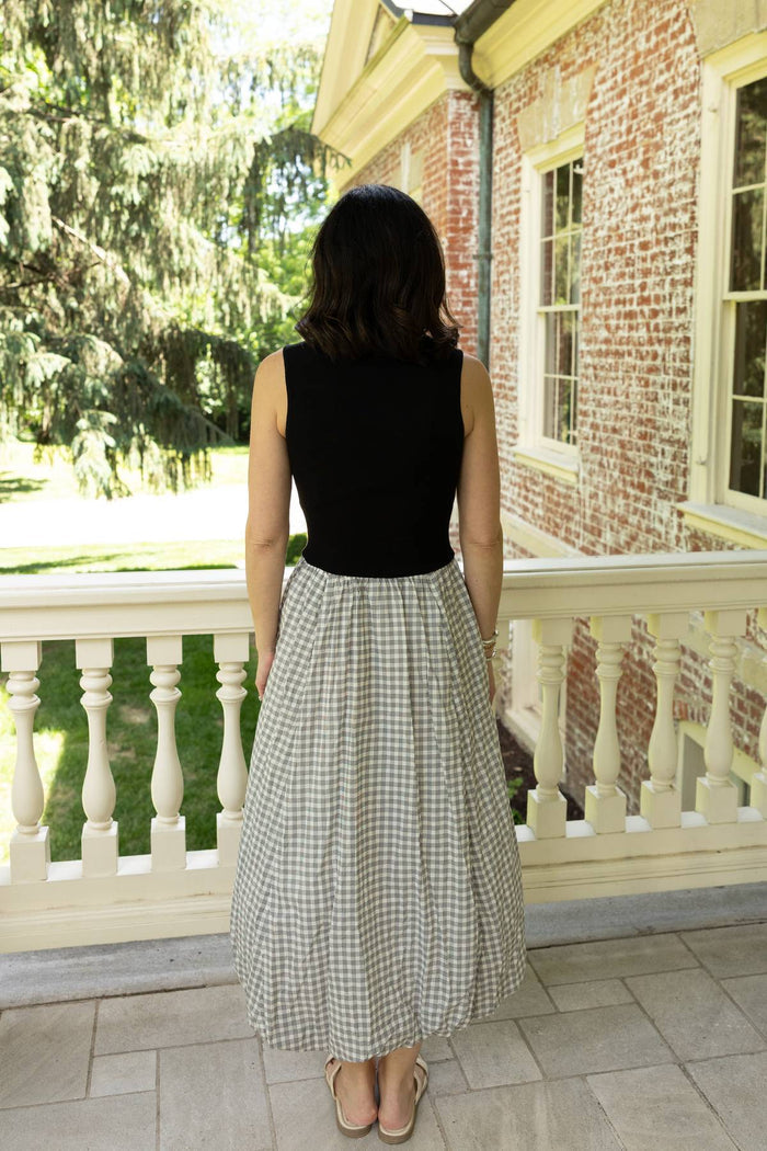 Anjelica Mixed Media Dress