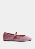 Annabella Rose Velvet Ballet Slipper