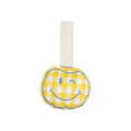 Apple of my Eye Pacifier Cuddle Yellow Check