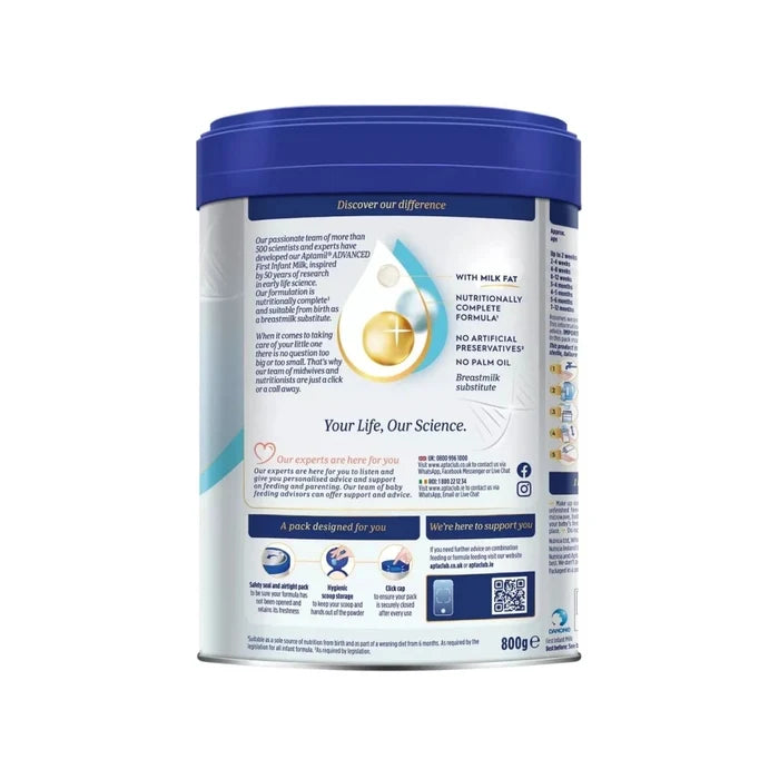Aptamil Advanced 1 First Infant Milk from Birth 800g - ebebek