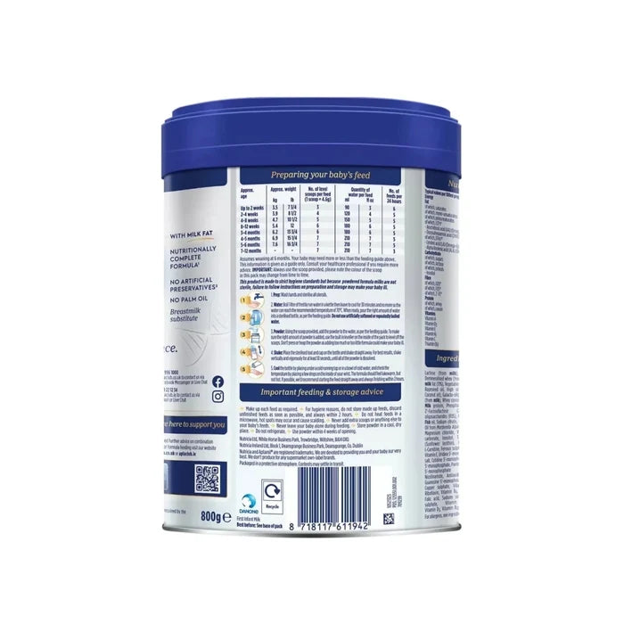 Aptamil Advanced 1 First Infant Milk from Birth 800g - ebebek
