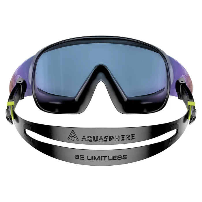 Aqua Sphere Defy.Ultra Blue Titanium Mirrored - Black Bright Yellow