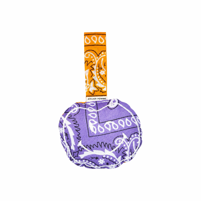 Atelier Pomme Apple Of My Eye Pacifier Cuddle Bandana Lilac