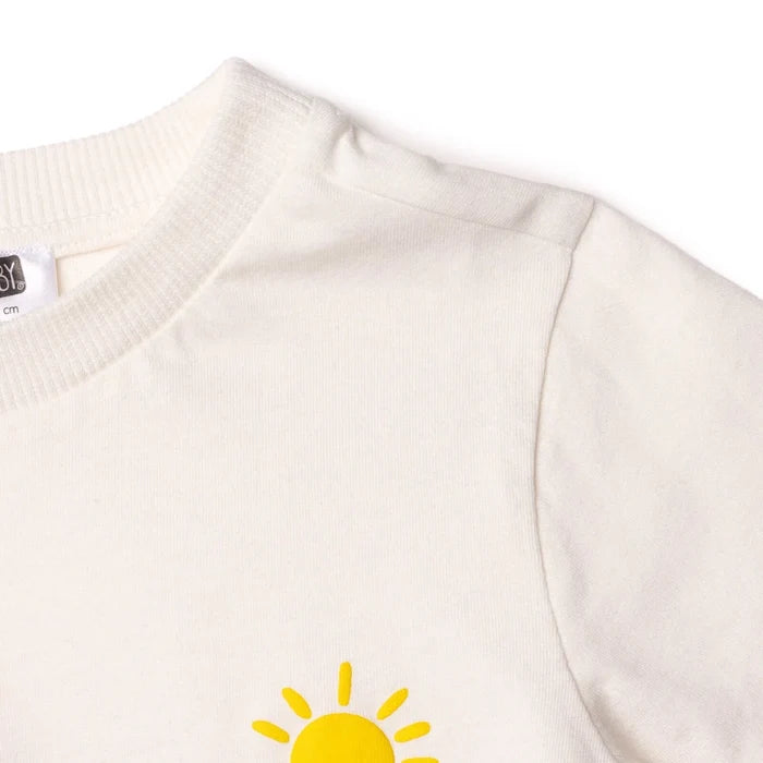 Baby Boy T-shirt & Shorts Set Nautical Print Crew Neck - White White - ebebek