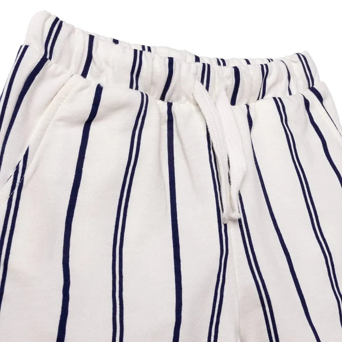 Baby Boy T-shirt & Shorts Set Nautical Print Crew Neck - White White - ebebek