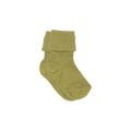Baby Socks Rib Cotton Cedar