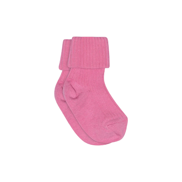 Baby Socks Rib Cotton Wild Orchid
