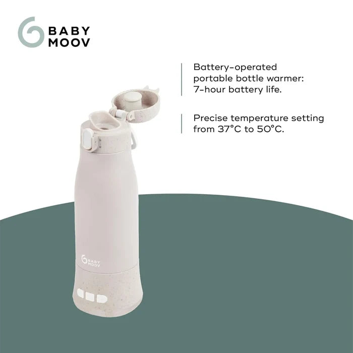 Babymoov Moov & Feed Rechargeable Travel Bottle Warmer - Mineral Beige - ebebek - Christmas