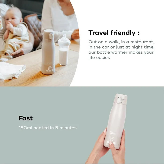 Babymoov Moov & Feed Rechargeable Travel Bottle Warmer - Mineral Beige - ebebek - Christmas