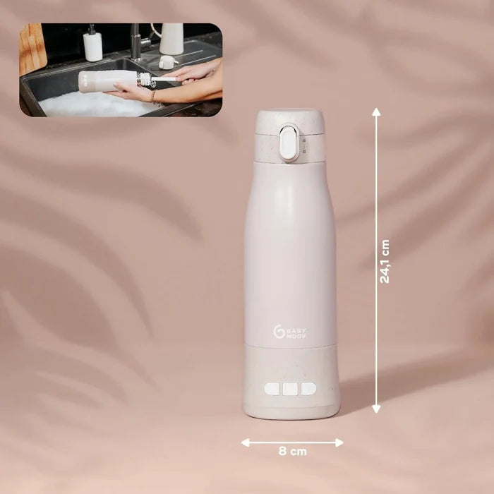 Babymoov Moov & Feed Rechargeable Travel Bottle Warmer - Mineral Beige - ebebek - Christmas