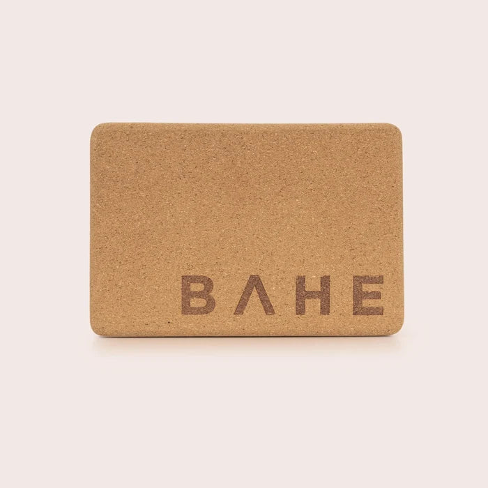 BAHE Cork Yoga Block 14.5x22.5x7.6cm - Cork