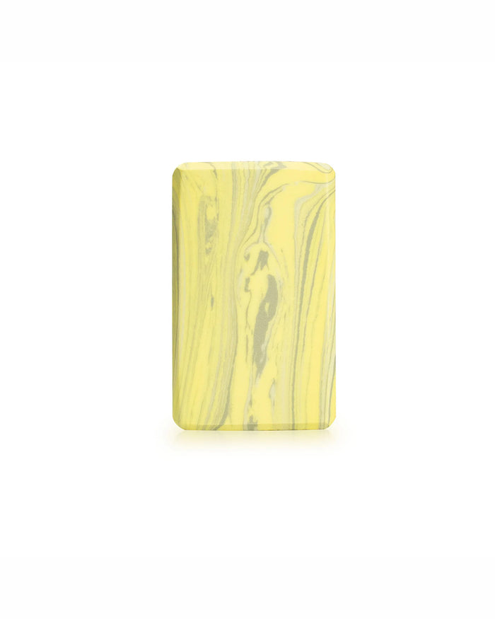 BAHE Yoga Block 22.5x15x9cm - Pale Lemon Marble