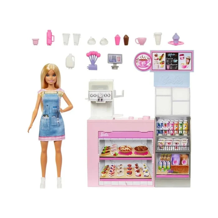 Barbie Coffee Shop Playset - ebebek