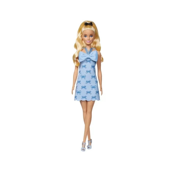 Barbie Fashionistas Doll 237 with Blue Bows Dress - ebebek