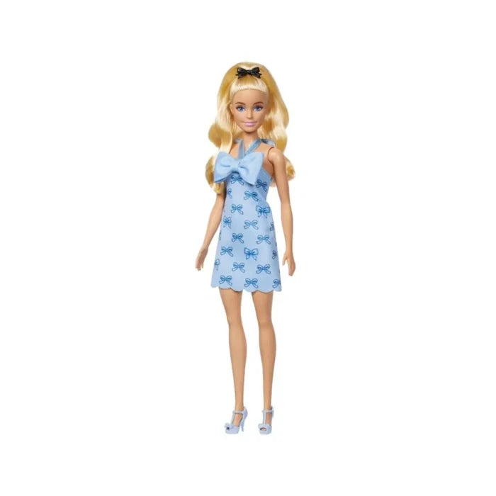 Barbie Fashionistas Doll 237 with Blue Bows Dress - ebebek
