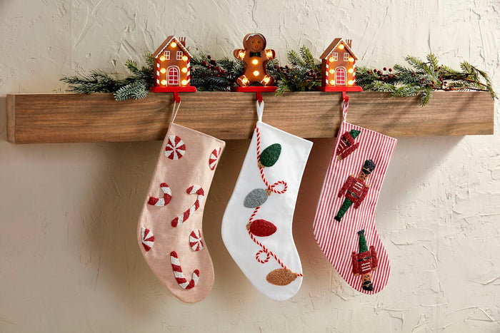 Beaded Xmas Stocking