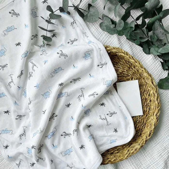 Bebecix Boys Cotton Jersey Blankets - Ecru Ecru - ebebek