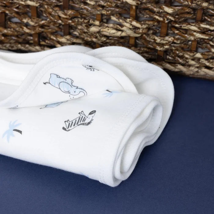 Bebecix Boys Cotton Jersey Blankets - Ecru Ecru - ebebek