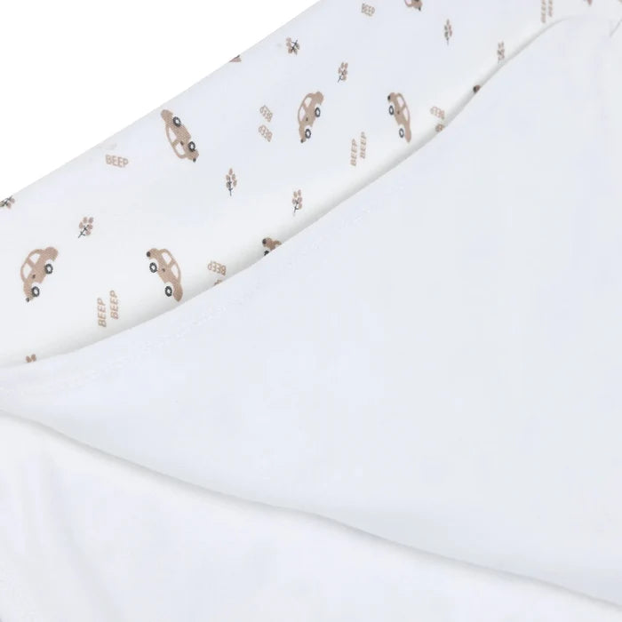 Bebecix Boys Cotton Jersey Blankets - Ecru Ecru - ebebek