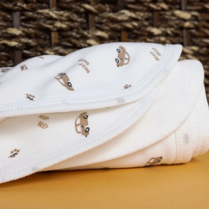 Bebecix Boys Cotton Jersey Blankets - Ecru Ecru - ebebek