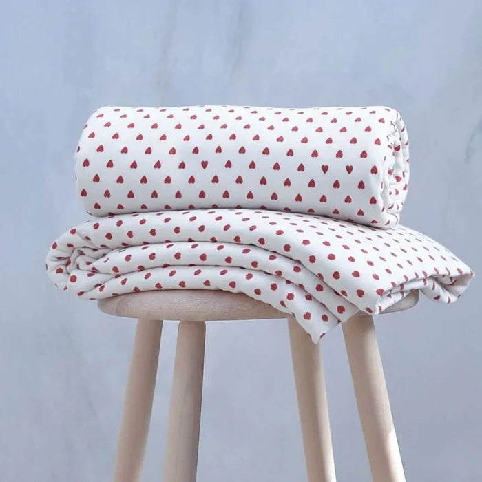Bebecix Girls Cotton Jersey Blankets - Ecru Ecru - ebebek