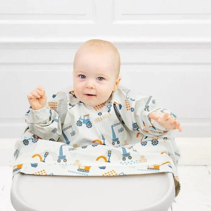 Bibado Long Sleeve Coverall Weaning Bib - Little Loader - ebebek