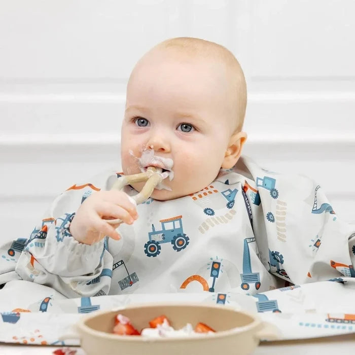 Bibado Long Sleeve Coverall Weaning Bib - Little Loader - ebebek