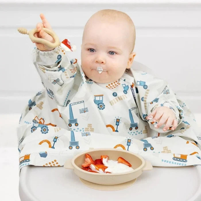 Bibado Long Sleeve Coverall Weaning Bib - Little Loader - ebebek