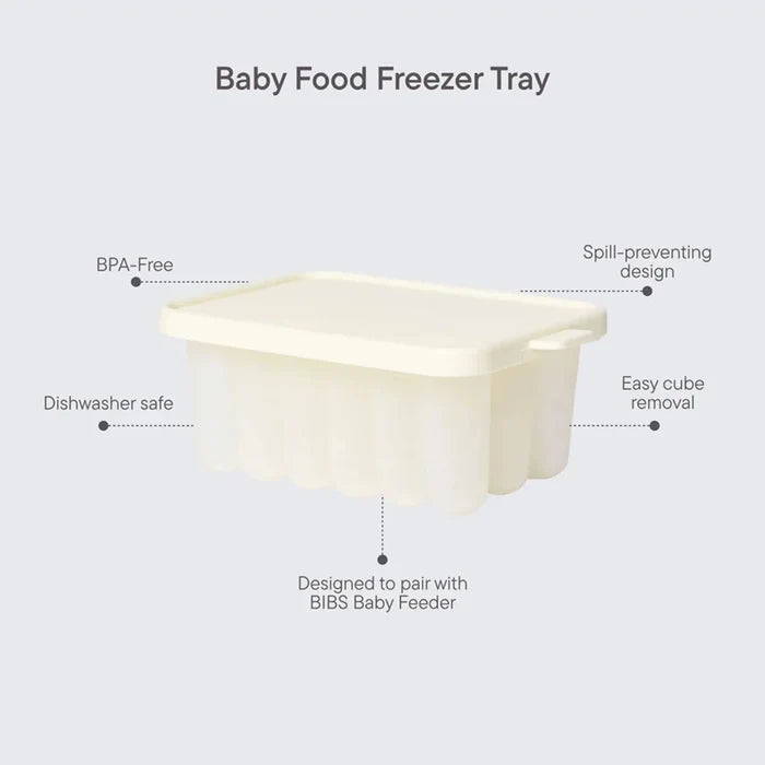 BIBS Baby Food Freezer Tray - Ivory - ebebek