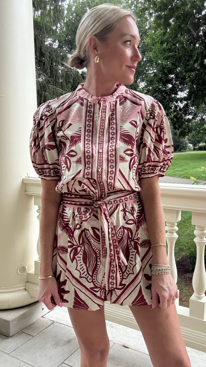 Blake Printed Romper
