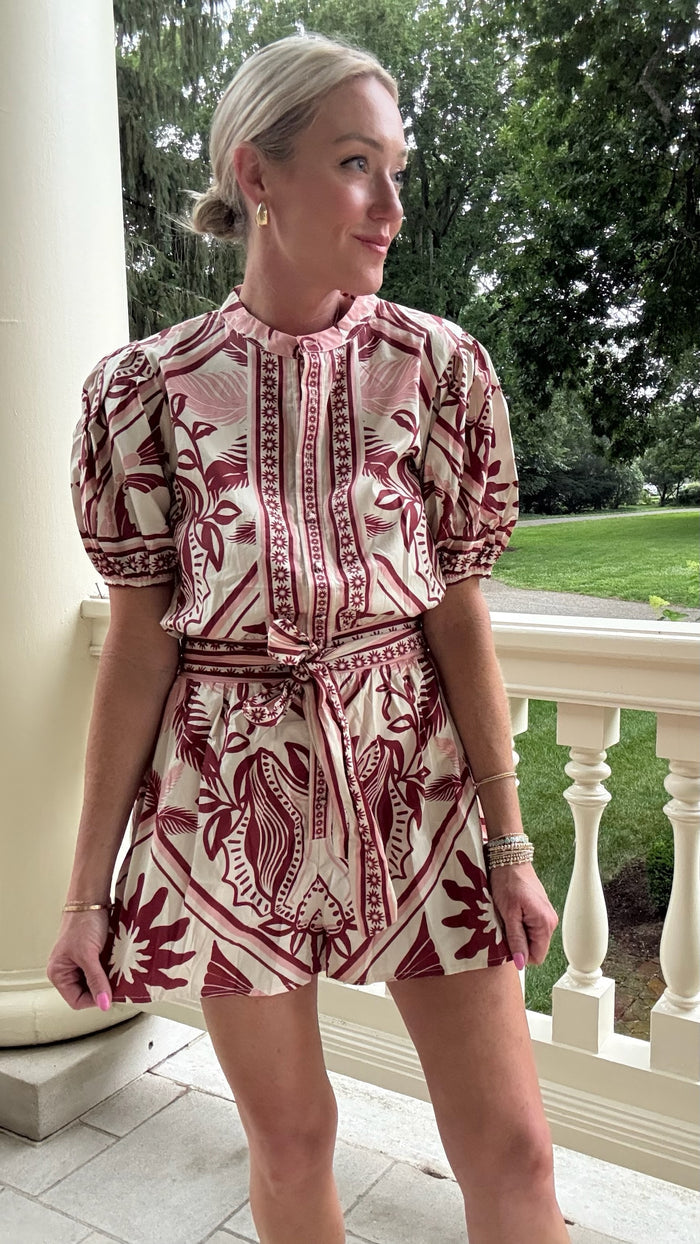 Blake Printed Romper