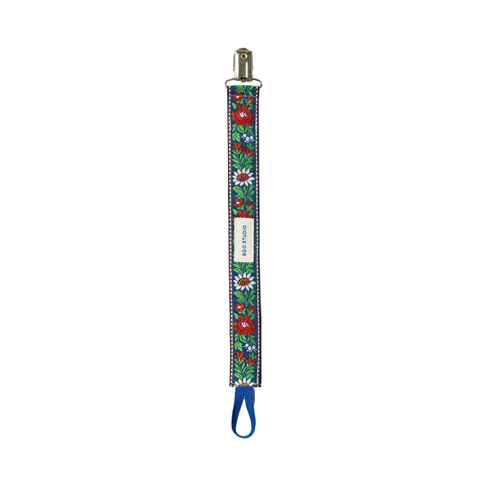 Boo Studio Pacifier Clip Blue