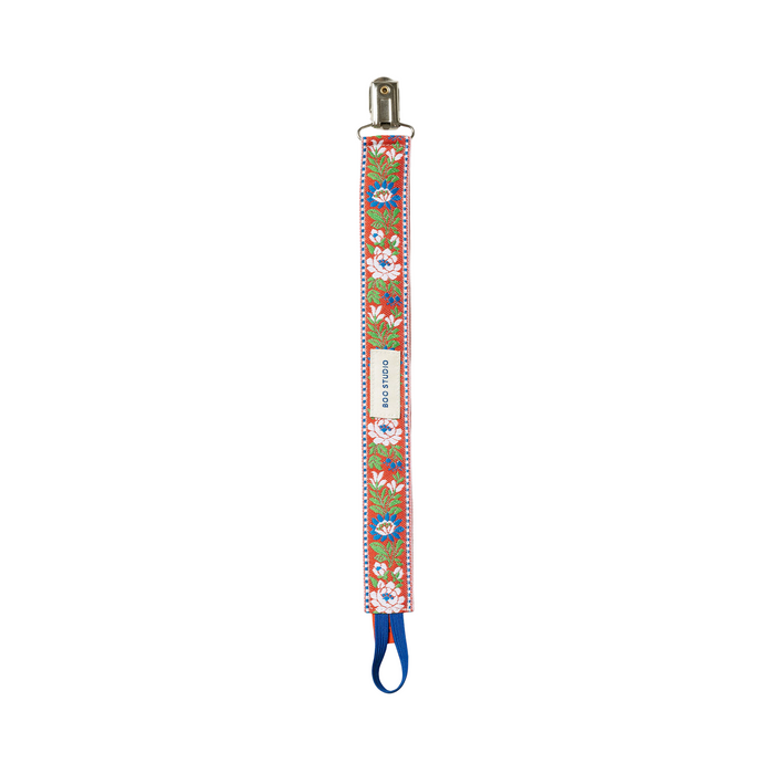 Boo Studio Pacifier Clip Red