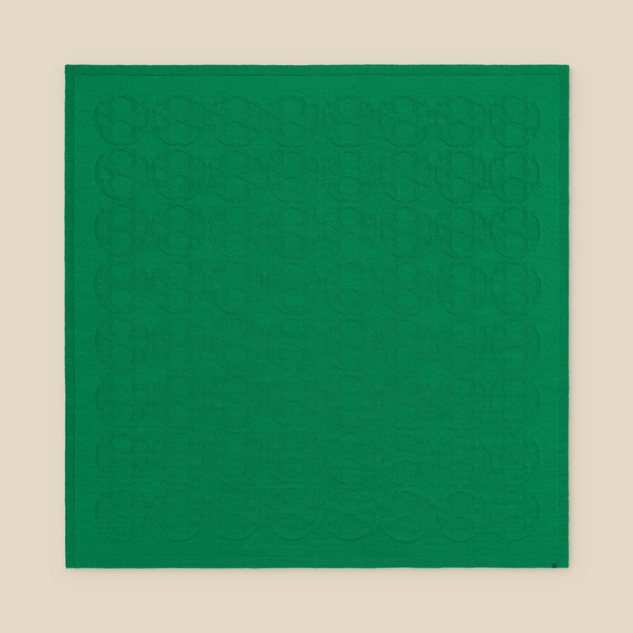 Boo Studio Wool Baby Blanket Peas