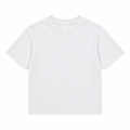 Boxy Loose Fit Tee White Melange