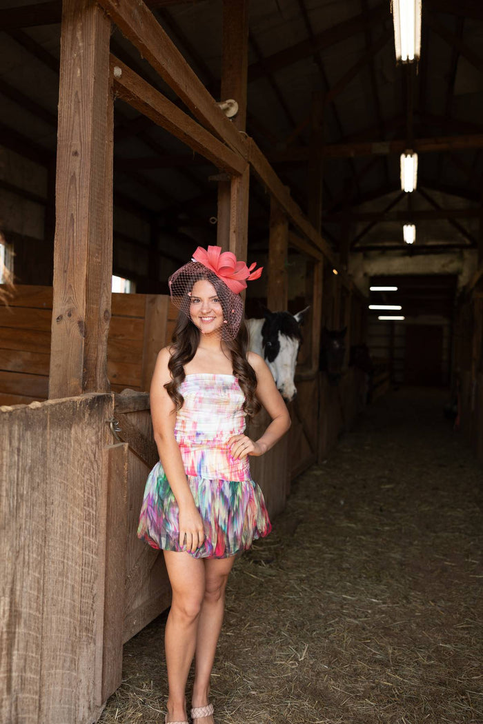 Brenda Watercolor Bubble Dress