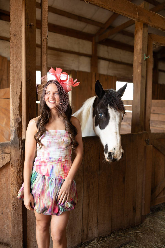 Brenda Watercolor Bubble Dress