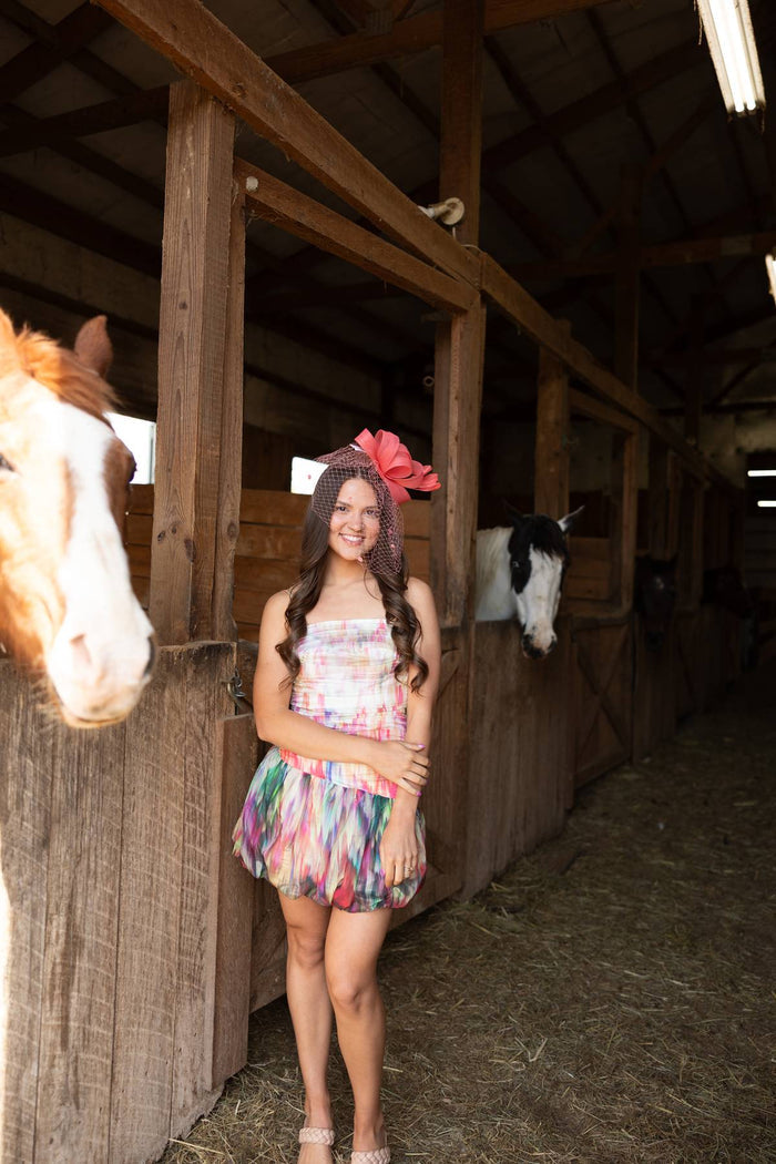 Brenda Watercolor Bubble Dress