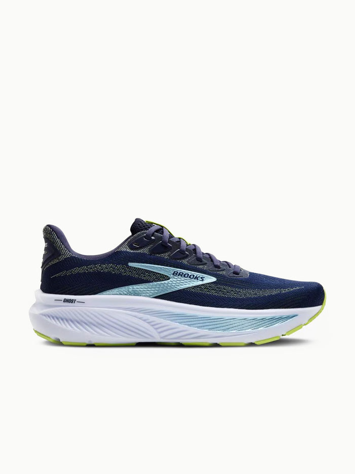Brooks Men's Ghost 17 - Peacoat/Lime/Blue
