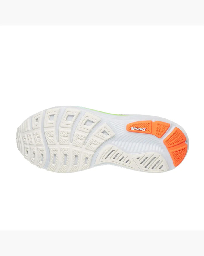 Brooks Men's Ghost 17 - White/Pink Clay/Gecko