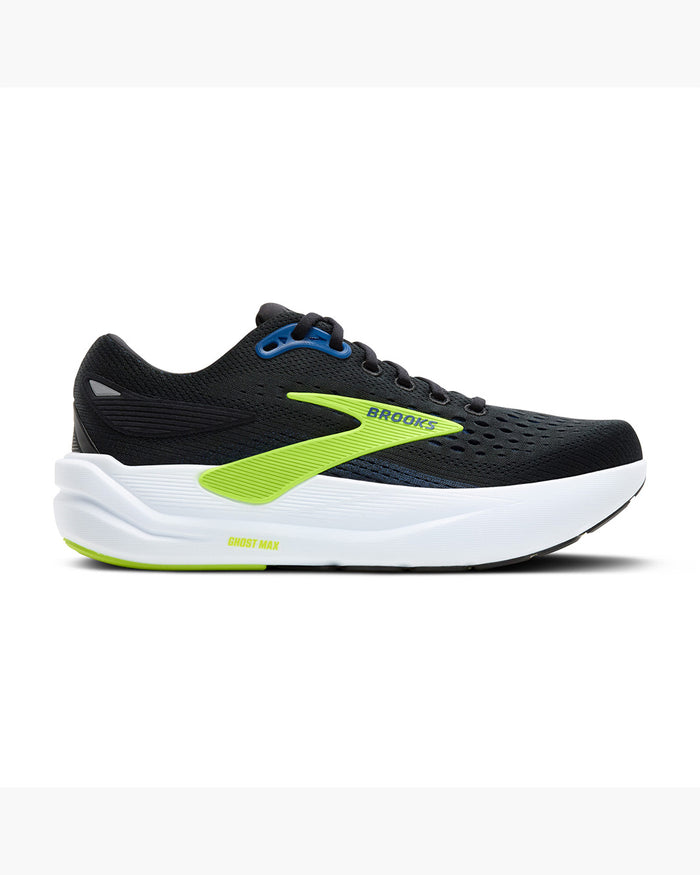 Brooks Men's Ghost Max 3 - Black/Navy/Acid Lime