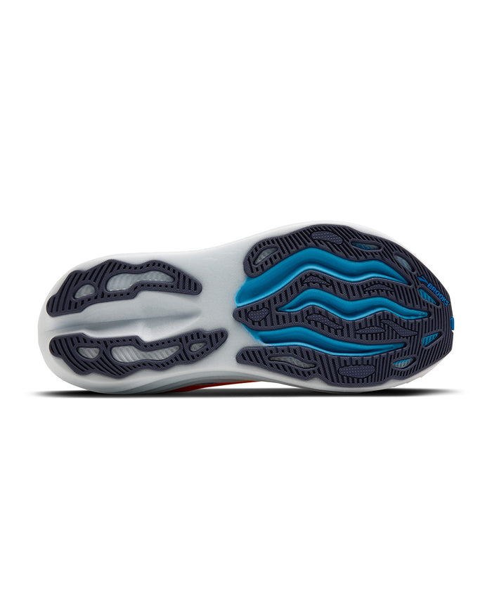 Brooks Men's Glycerin Max - Blazing Orange/Blue/White