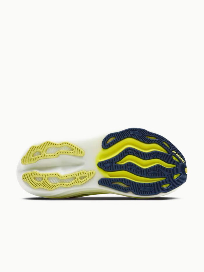 Brooks Men's Glycerin Max - Lime/Navy Peony/White