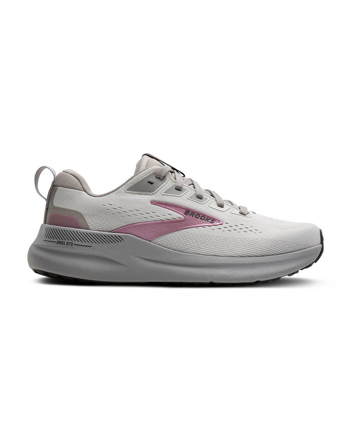 Brooks Women's Ariel GTS 26 - Oyster Mushroom/Alloy/Pin