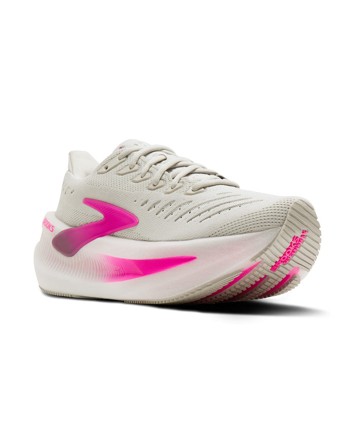 Brooks Women's Glycerin Max 2 - Oyster/Argyle/Cyber Pink