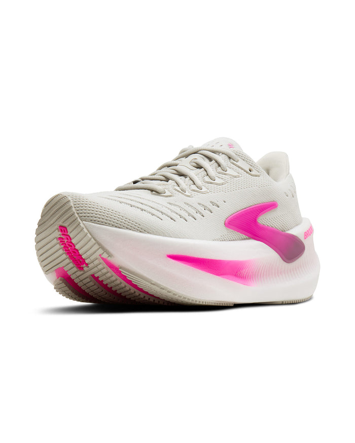 Brooks Women's Glycerin Max 2 - Oyster/Argyle/Cyber Pink