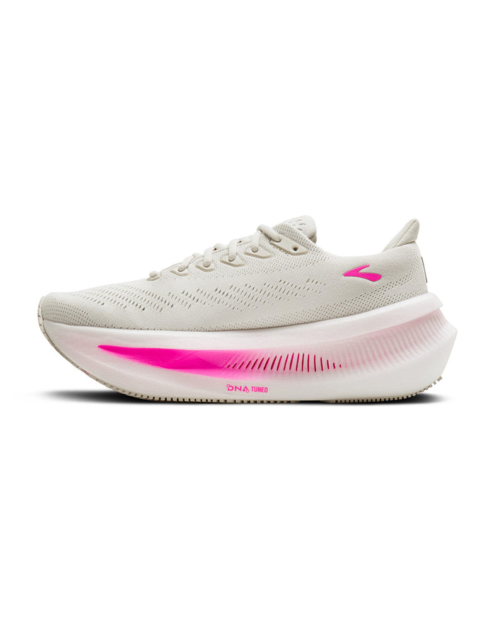 Brooks Women's Glycerin Max 2 - Oyster/Argyle/Cyber Pink
