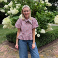 Calla Polka Dot Tie Top