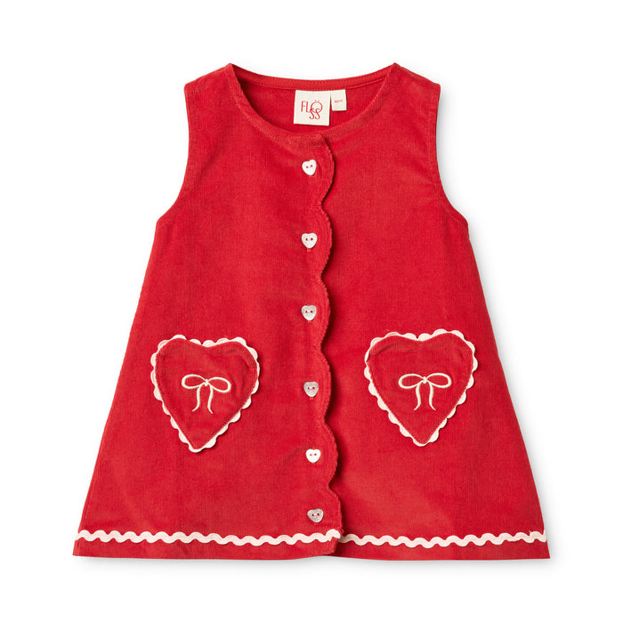 Carol Dress Poppy Red
