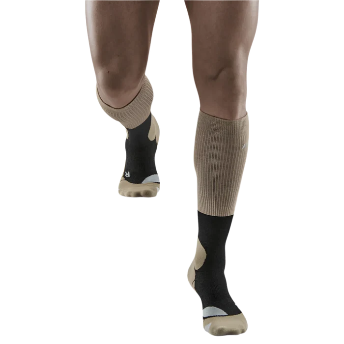 CEP Men's Hiking Merino Socks - Sand/Grey